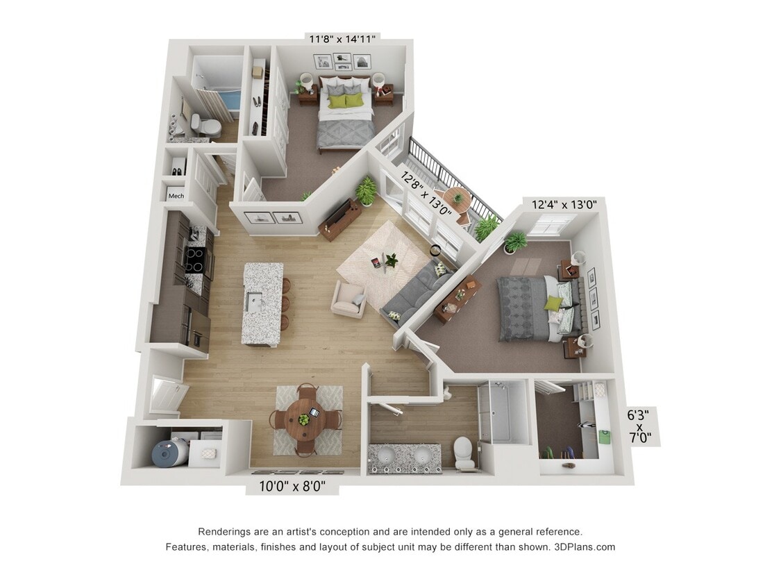 Floor Plan - B3 - Garnet