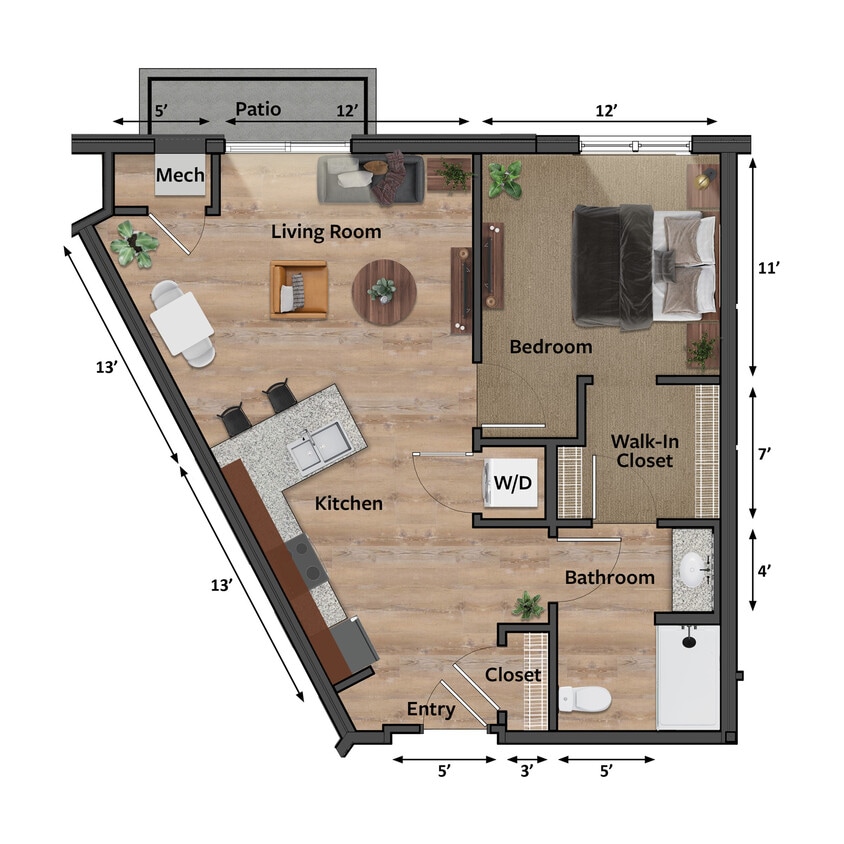 Floor Plan - Golden Rod (A5)