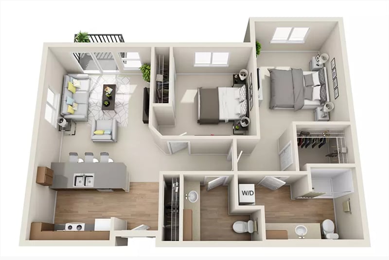 Floor Plan - 2x1.5 - C3