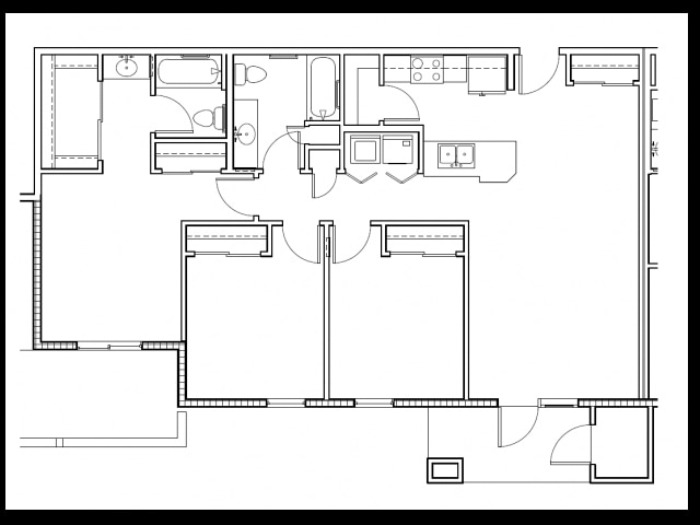 3BR/2BA