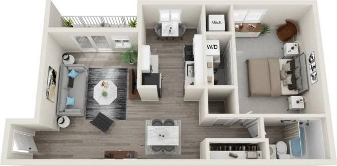 Floor Plan - The Mansfield