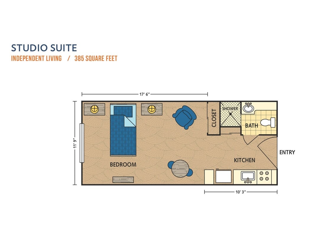 Studio Suite - Apartment Living Studio Suite