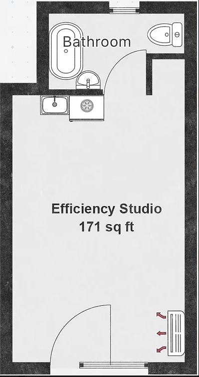 Floor Plan - Studio Eff