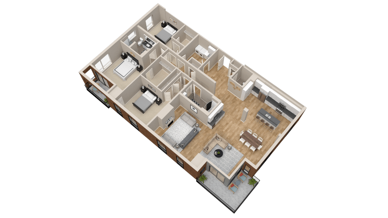 Floor Plan - Hepburn - Penthouse