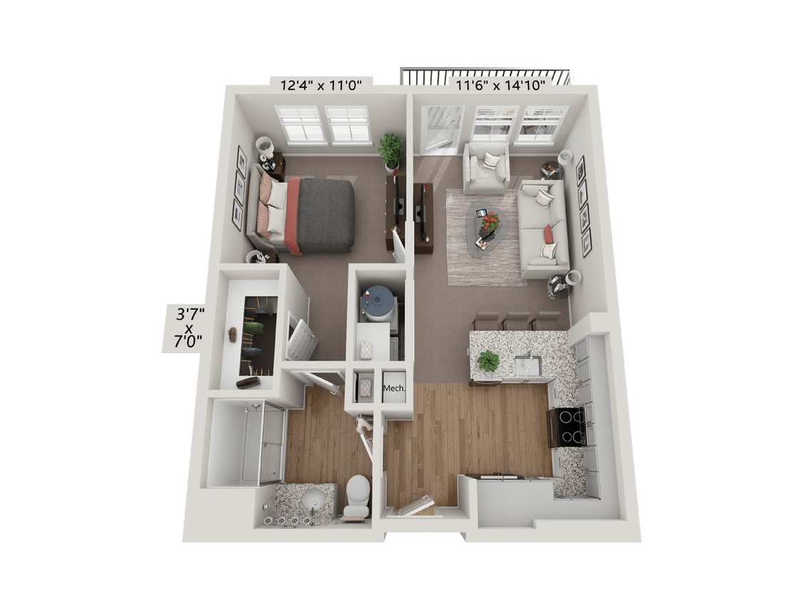 Floor Plan - A1 - Indigo