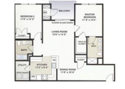 Floor Plan - Portland End