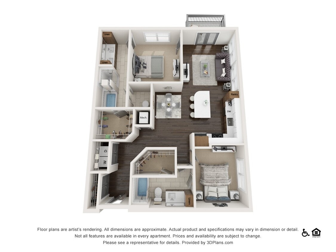 Floor Plan - B4- Aquamarine