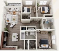 3 BEDROOM 2 BATH 1317 SQ FT - 3 Bedroom