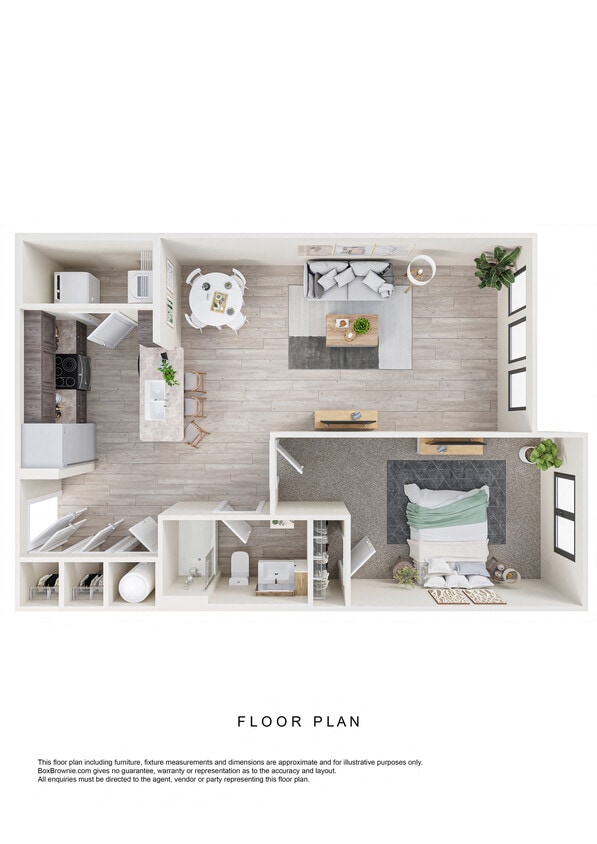 Floor Plan - 1-Bedroom