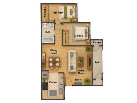 One Bedroom - 1 Bedroom