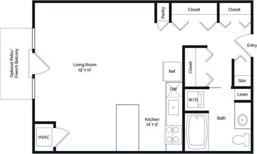 Floor Plan - Studio E2