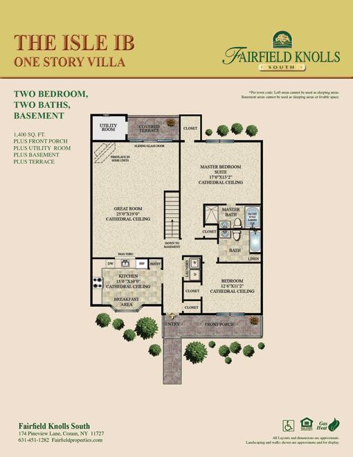 Floor Plan - The Isle IB