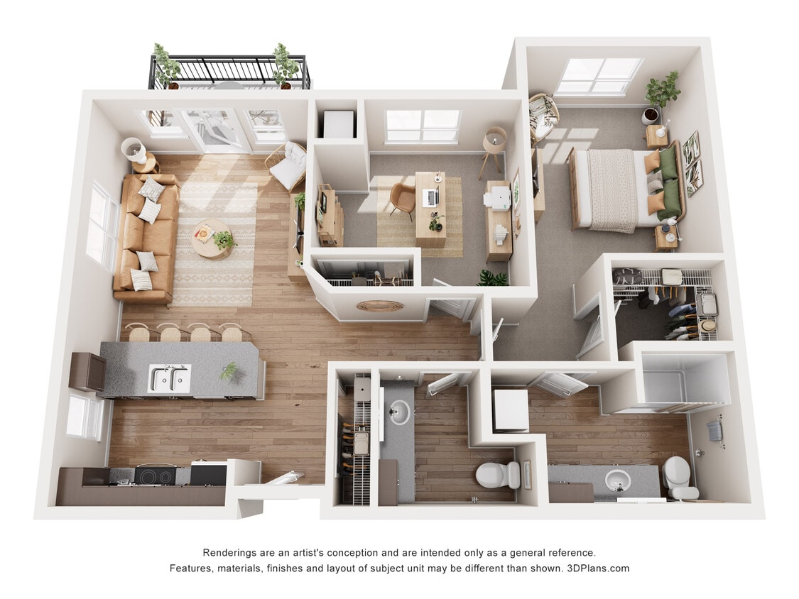 Floor Plan - 2x1.5 - C4