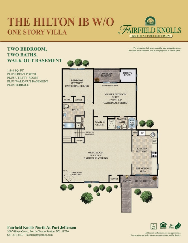 Floor Plan - The Hilton I B W/O