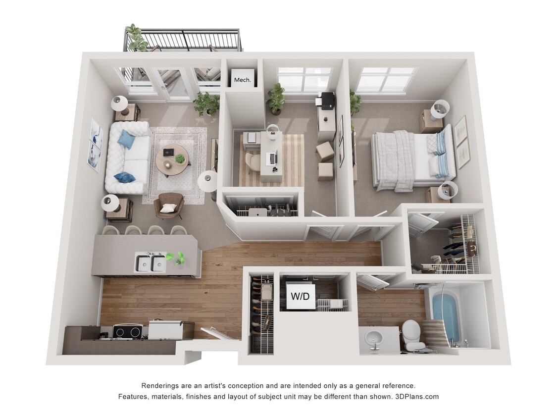 Floor Plan - 2x1 - C1