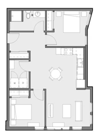 Sage Two Bedroom - Spruce