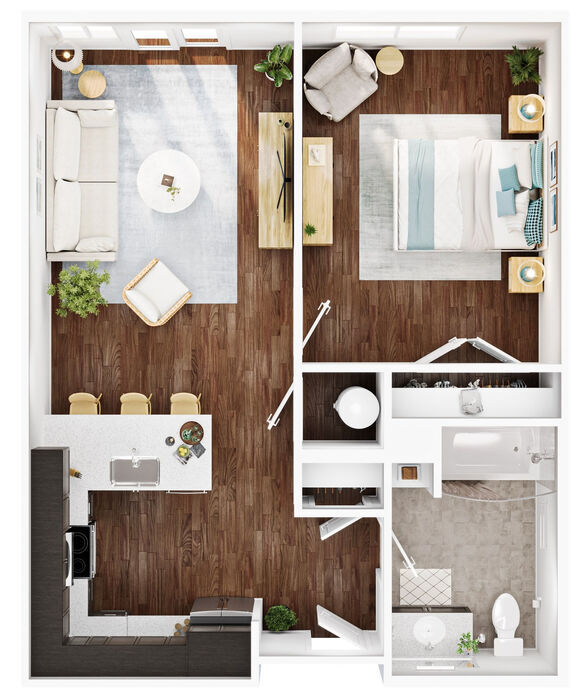 One Bedroom – A1.1 - One Bedroom