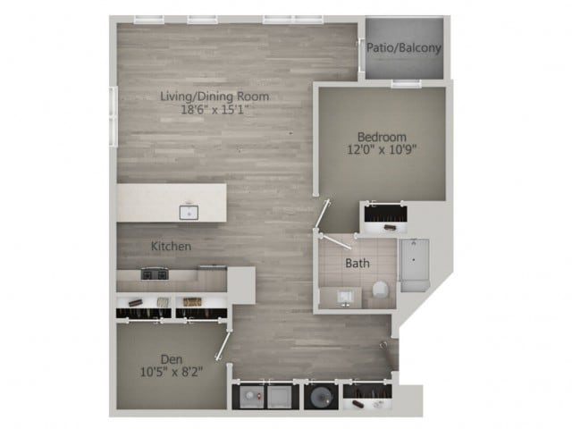 Floor Plan - Hyannisport (1br+d_f)