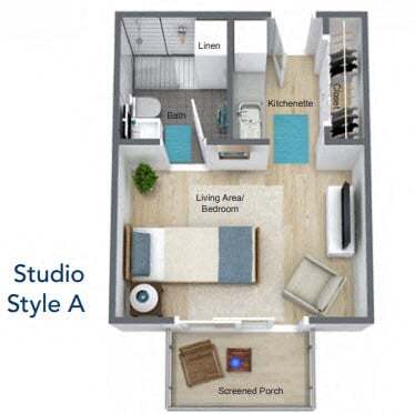 Floor Plan - Studio