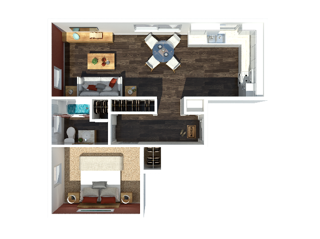 1 Bedroom C - 1 Bedroom C