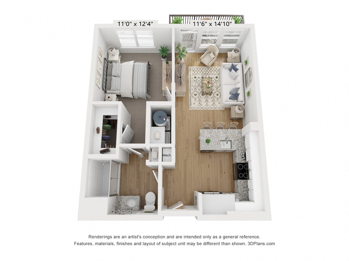 Floor Plan - A1 - Amber