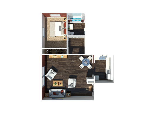 1 Bedroom A - 1 Bedroom A