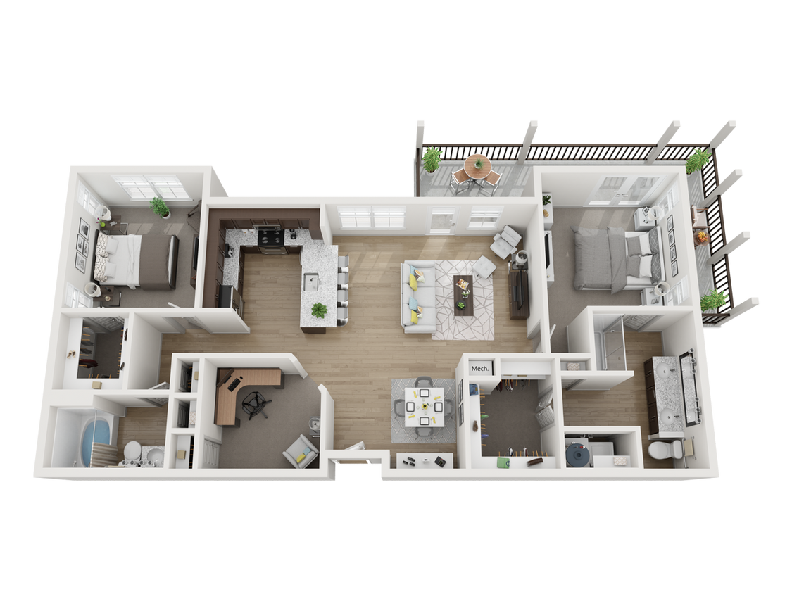 Floor Plan - The Palermo | B3
