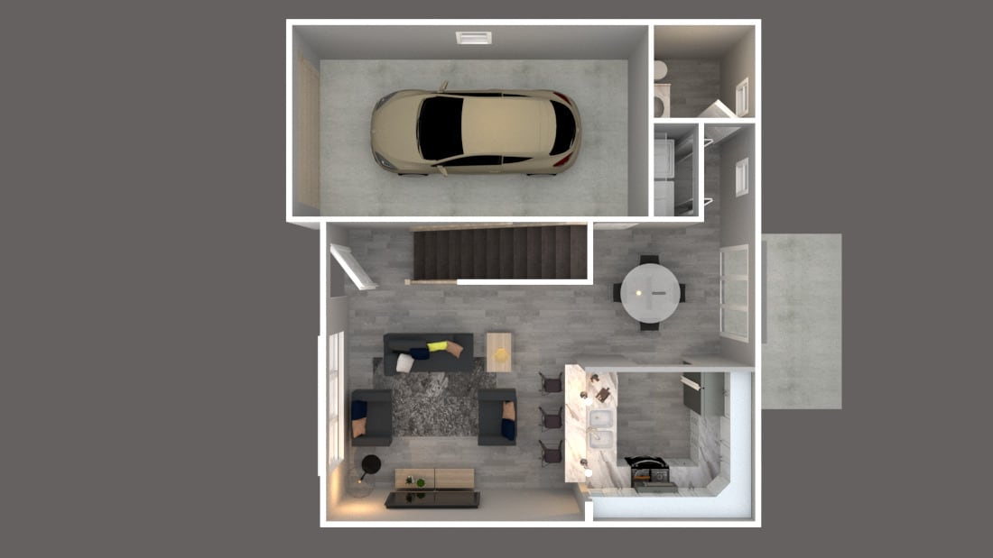 3 Bedroom Townhome - 3 Bed Townhome W/ Garage