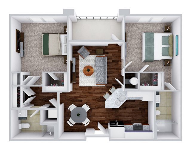 Raphael U2D | 2 bed / 2 bath - Raphael