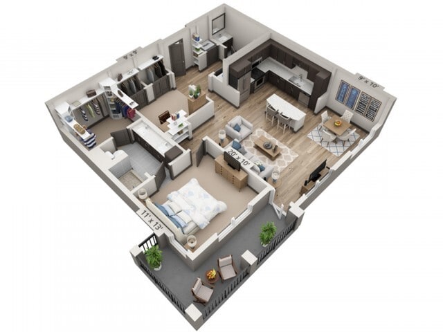 Floor Plan - Medina 1064SF
