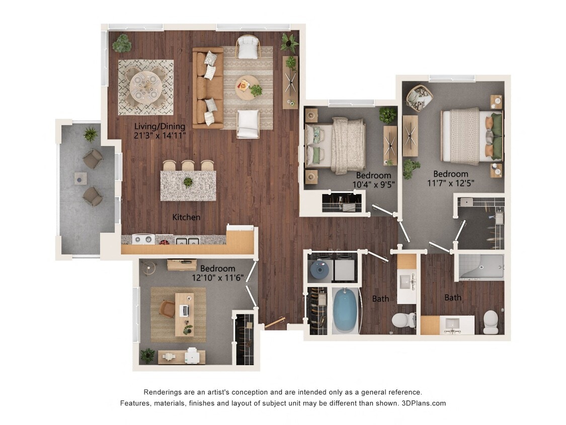 Floor Plan - 3B