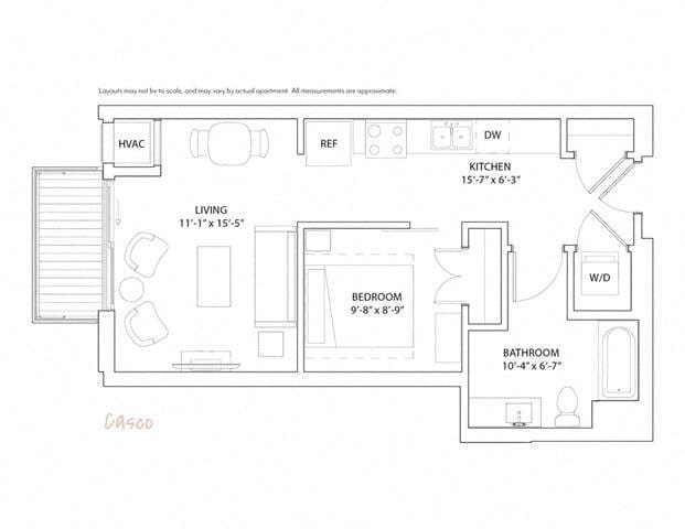 Floor Plan - Studio Casco