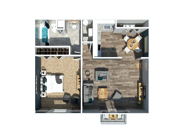 1 Bedroom - 1 Bedroom