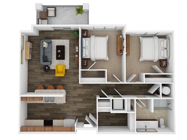 The Onyx | 2 bed / 1 bath - Onyx