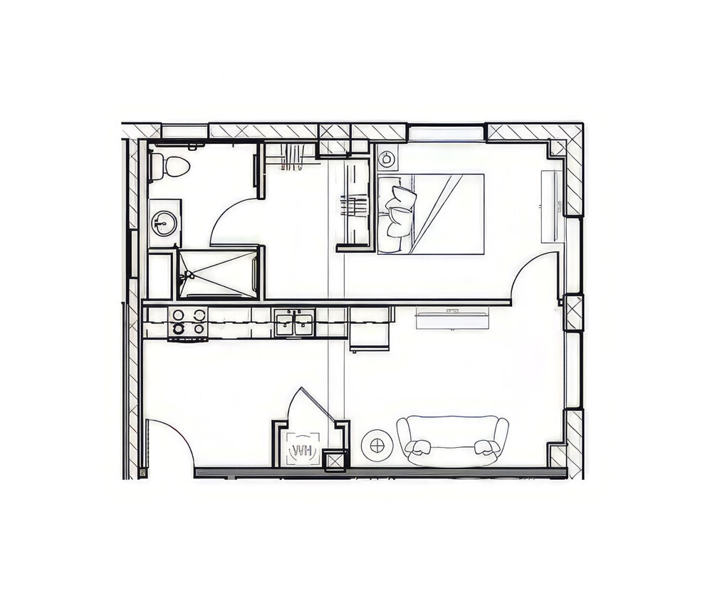 Floor Plan - 1a1tADA