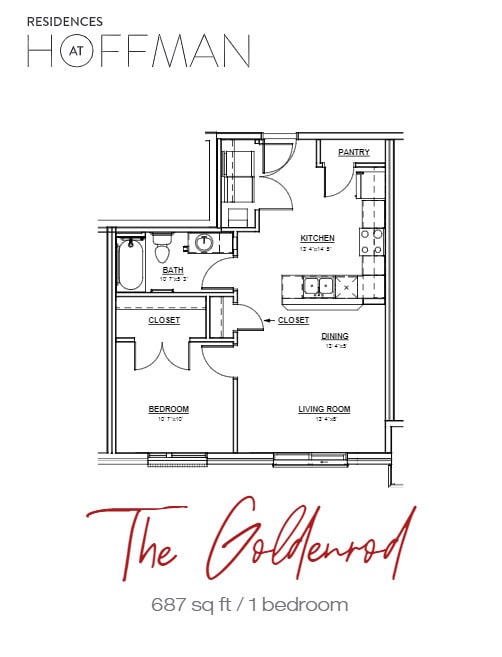 Floor Plan - Goldenrod 60%