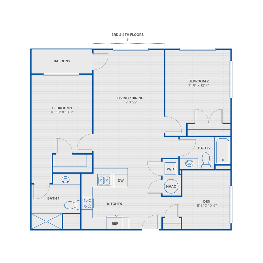 Southport floor plan The Village at Compass Pointe - Southport