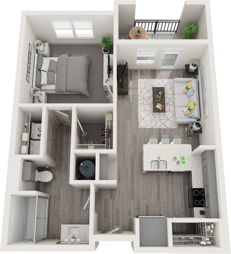 Floor Plan - A1 - Sage