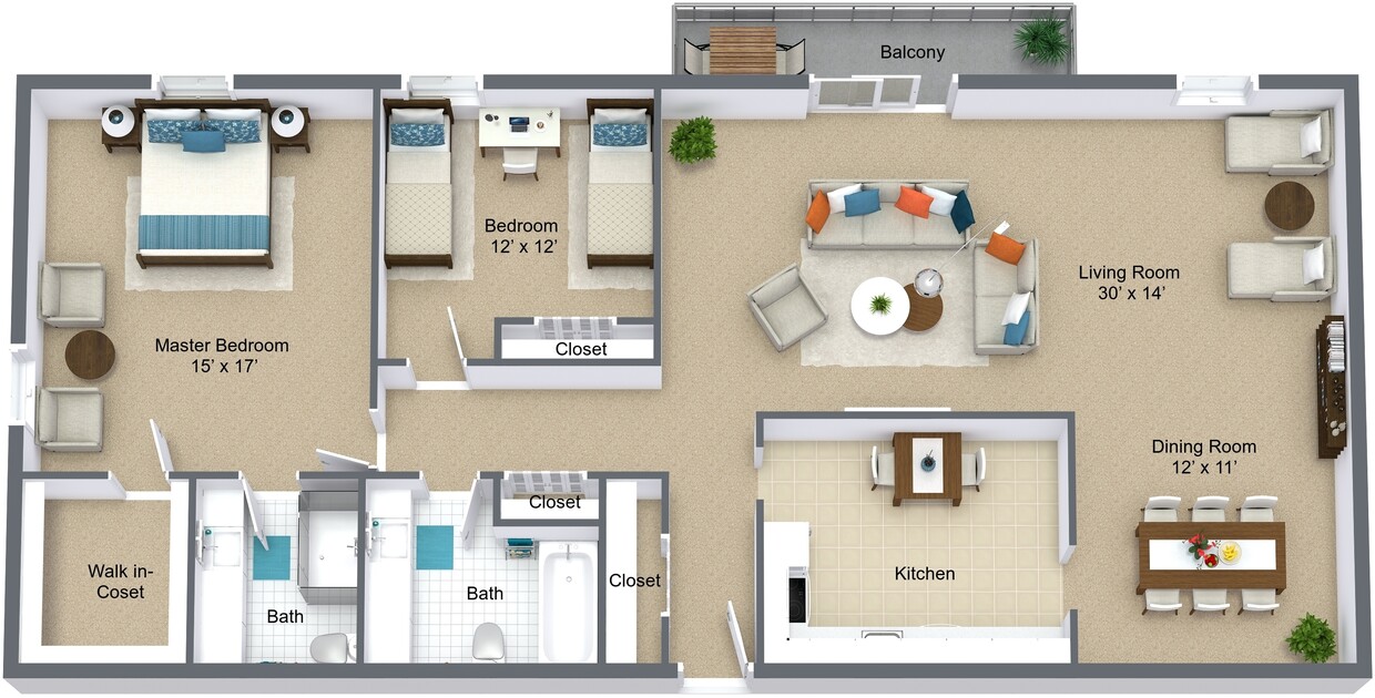 Floor Plan - Claymoor - Large