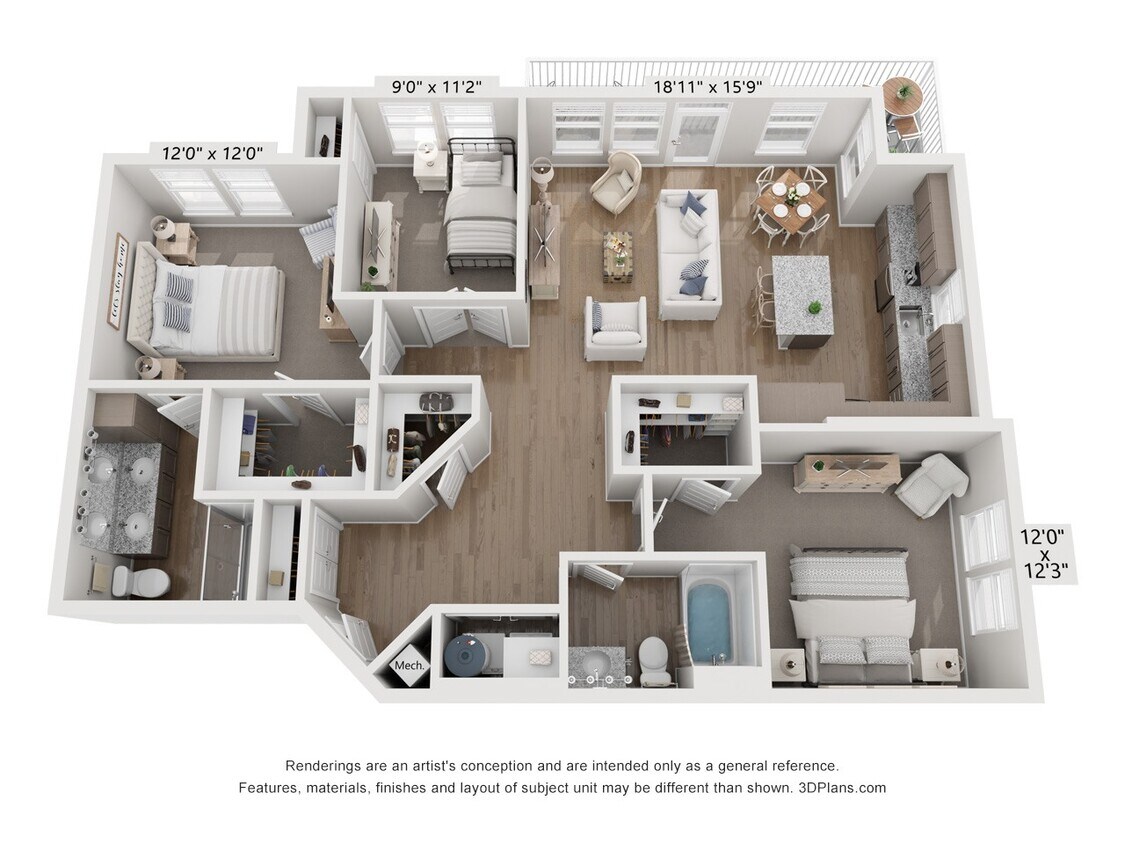 Floor Plan - C1 - Amethyst