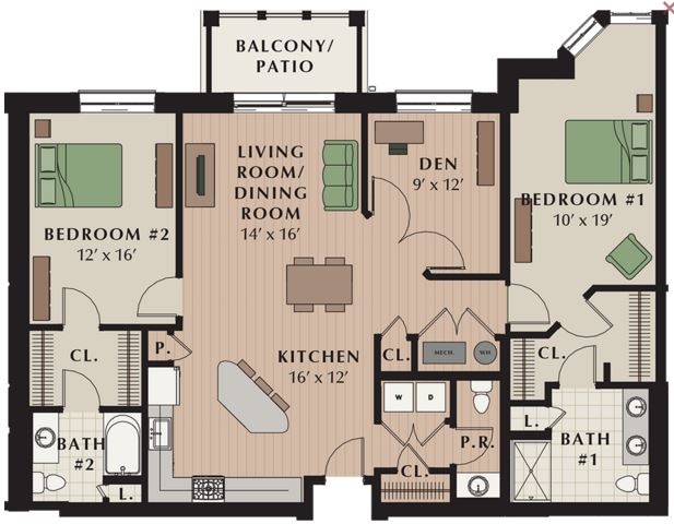 Floor Plan - Martinique