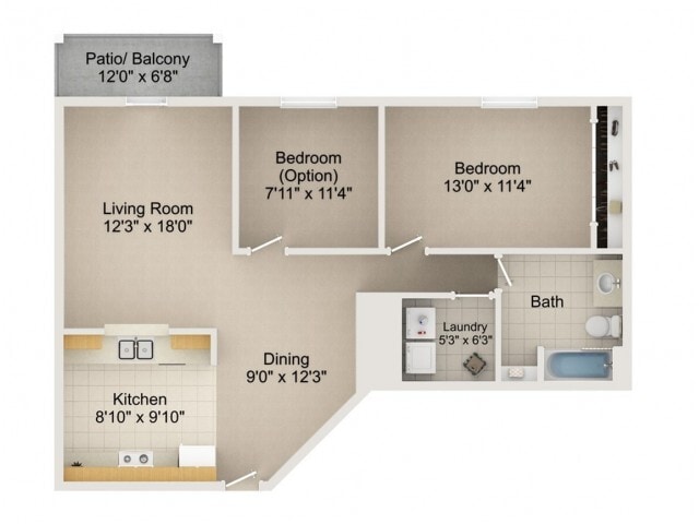 2 Bedroom - C