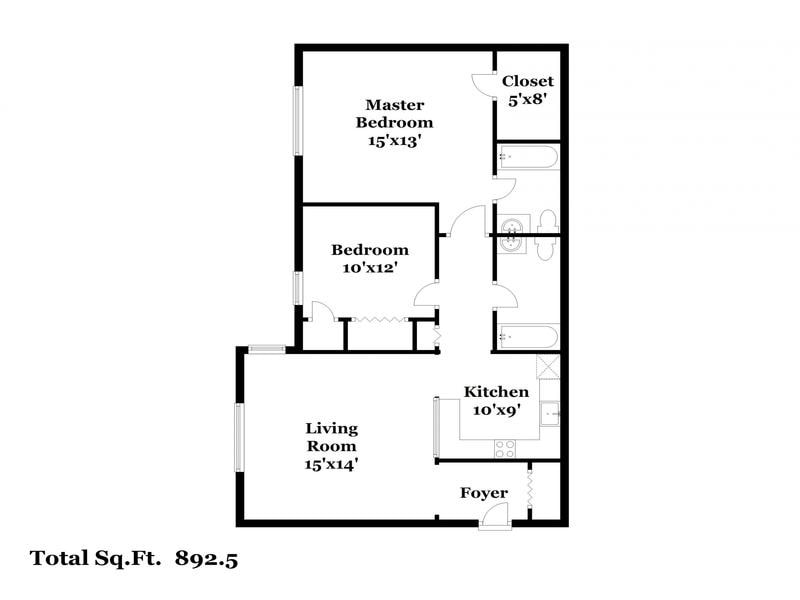 Floor Plan - 2 Bedroom