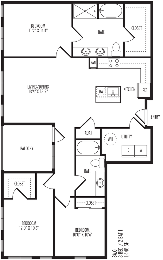 Floor Plan - 3A