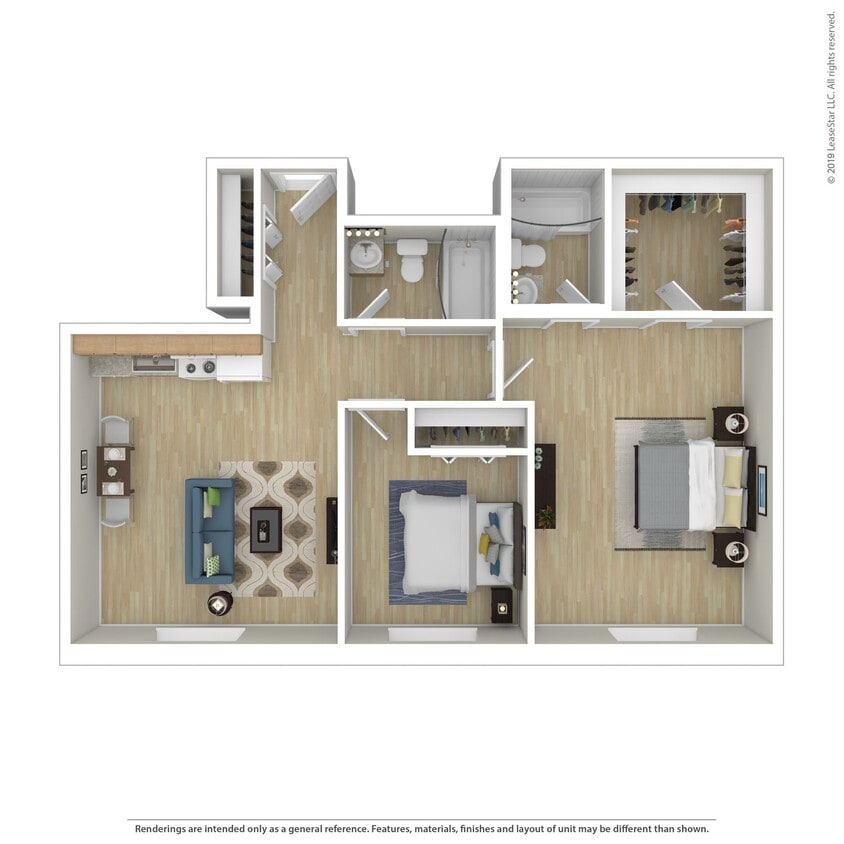 Floor Plan - 2 Bedroom