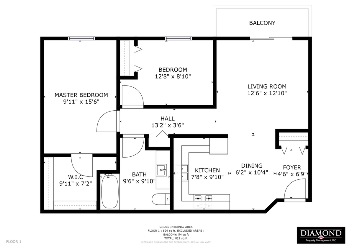 Floor Plan - 2 Bedroom