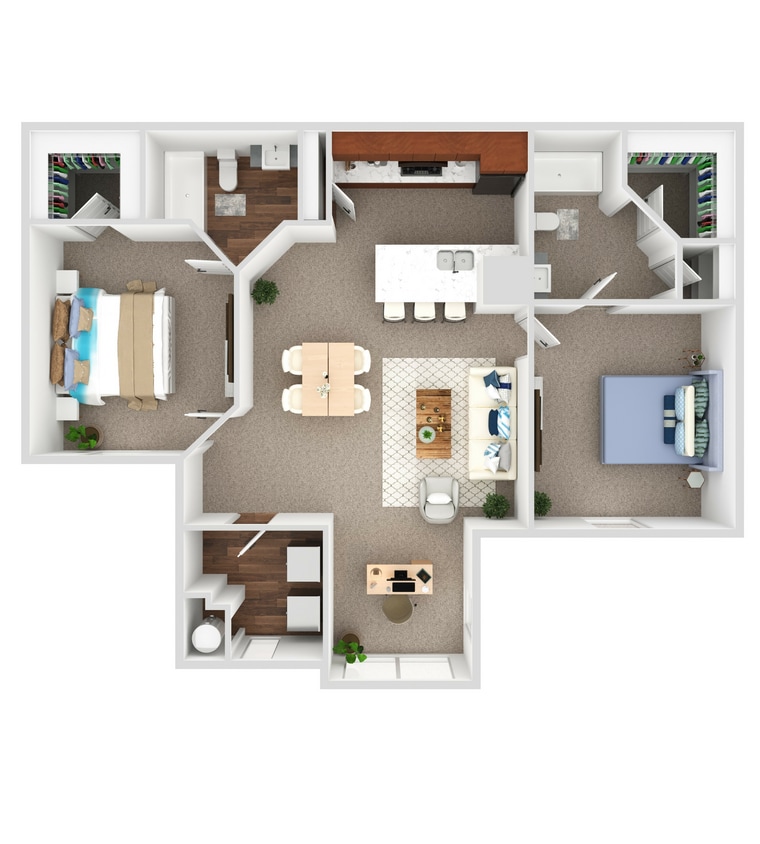 B1 Pelican.jpg - B1 Pelican - 2 Bedroom, 2 Bathroom