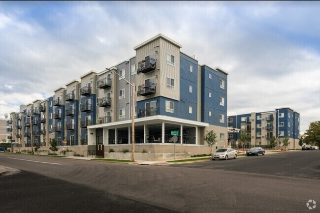 Beautiful view of Green Building For Low Income Senior Apartments