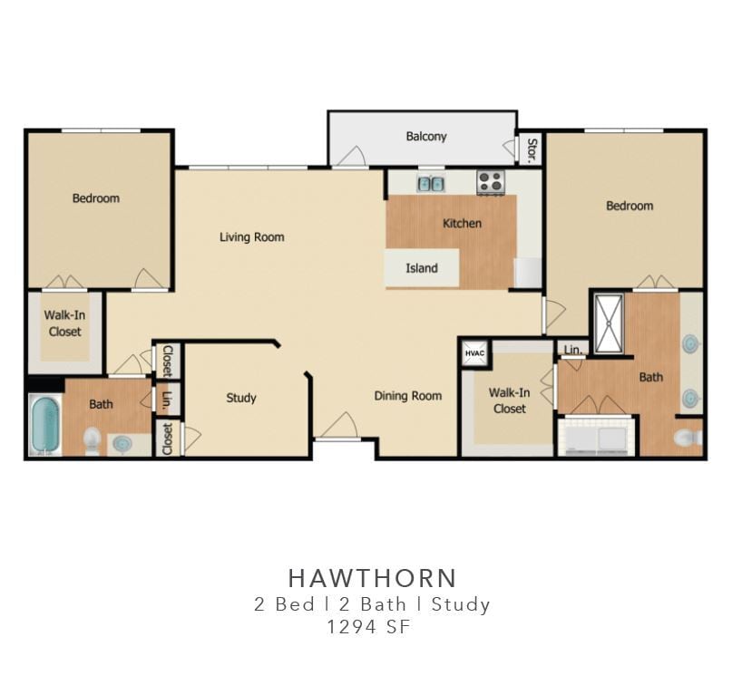 Floor Plan - Hawthorne