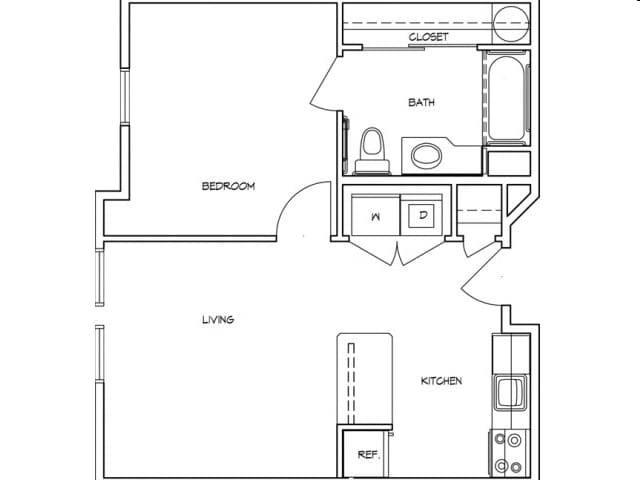 1BR/1BA - One-Bedroom